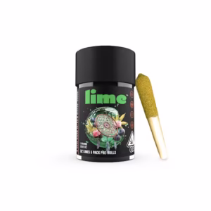 Live Resin & Hash Infused Lil’ Limes (.6g x 5 Mini Pre Rolls) | Blue Dream